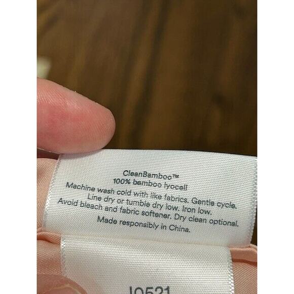 Ettitude Sateen Camisole Clean Bamboo Sleep Shirt Loungewear Cloud Pink S NEW - Picture 5 of 9